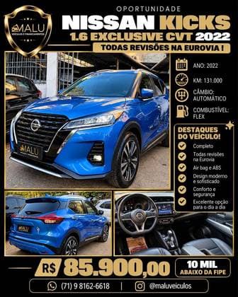 Carro 1.6 16V FLEXSTART EXCLUSIVE XTRONIC