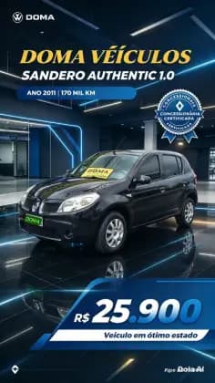 Carro 1.0 AUTHENTIQUE 16V FLEX 4P MANUAL