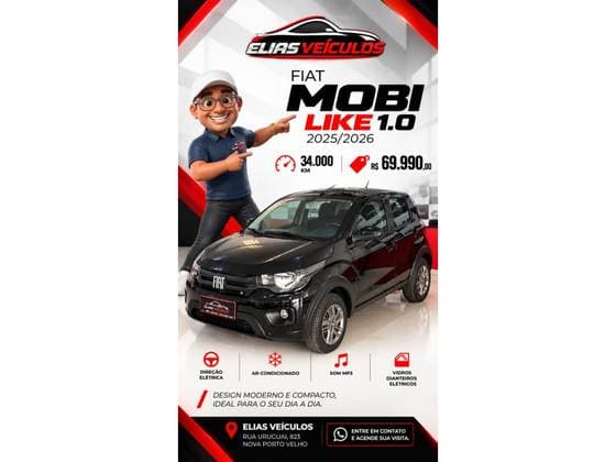 Carro 1.0 FIREFLY FLEX LIKE. MANUAL