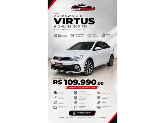 Carro 1.0 200 TSI HIGHLINE AUTOMÁTICO