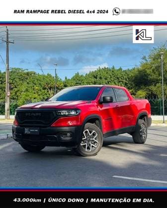 Carro 2.0 TURBO DIESEL REBEL 4X4 AUTOMÁTICO
