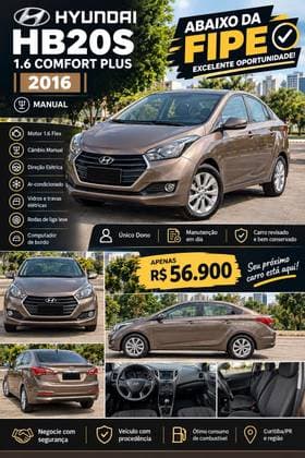 Carro 1.6 COMFORT PLUS 16V FLEX 4P MANUAL
