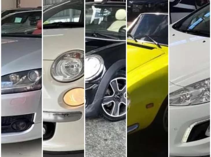Cinco conversíveis de R$ 50 mil a R$ 110 mil