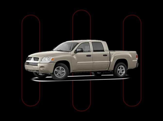 mitsubishi raider 2008 3.7 Ls 4x2 Cd V6 Gasolina 4p Automatico