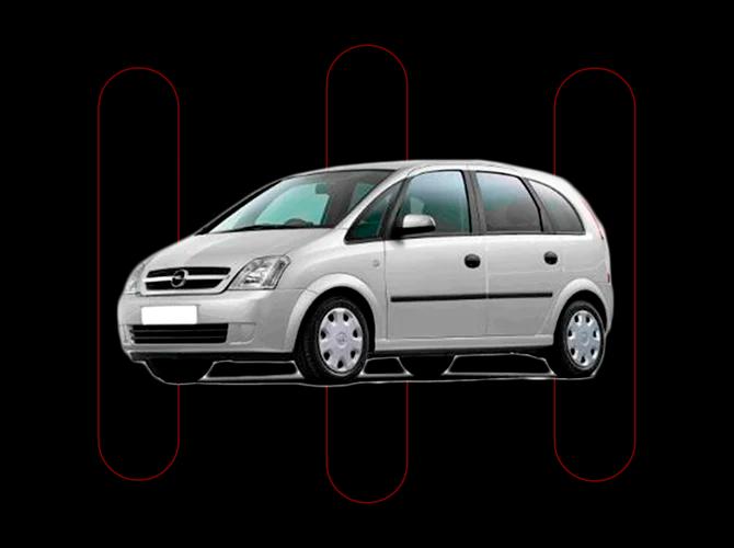 chevrolet meriva 2004 1.8 Mpfi Premium 8v Flex 4p Manual