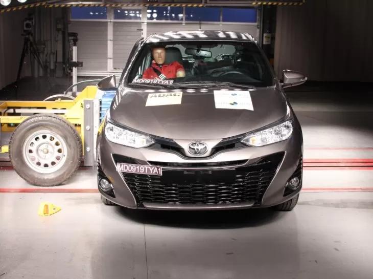Toyota Yaris vai mal em teste do Latin NCAP