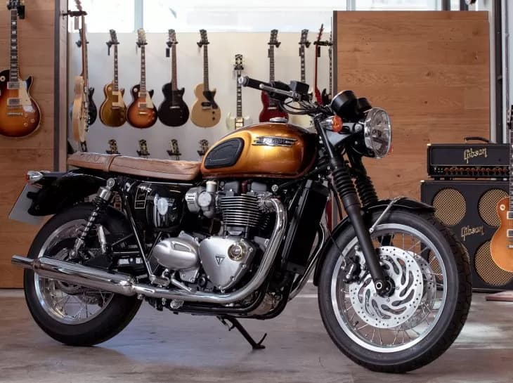 Bonneville T 120 ganha edição especial Gibson