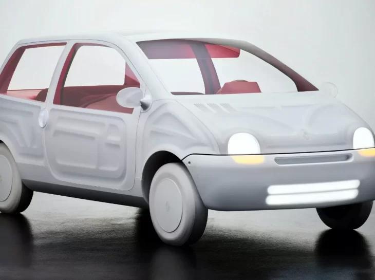 Balzaquiano, Twingo fica transparente e futurista