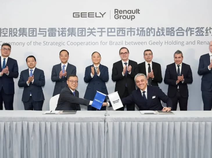 Renault deverá fabricar carros da Geely no Brasil