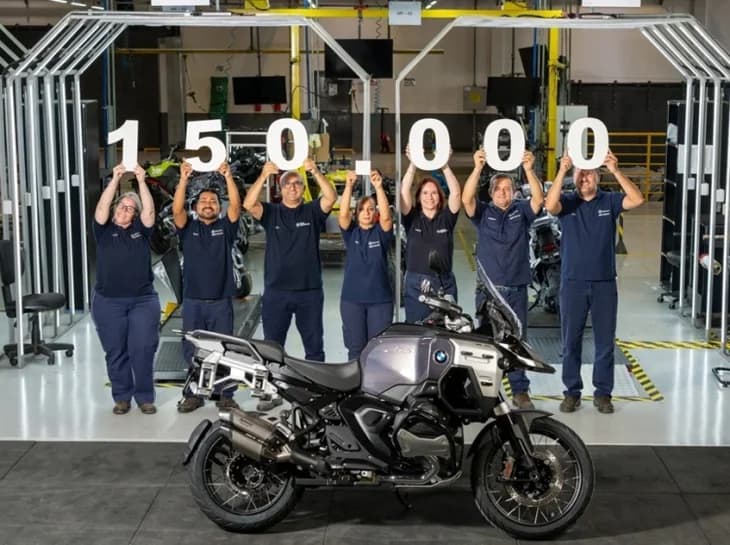 BMW chega a 150 mil motos produzidas no Brasil