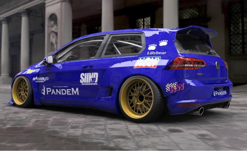 Rocket Bunny desenvolve widebody para o Golf GTI