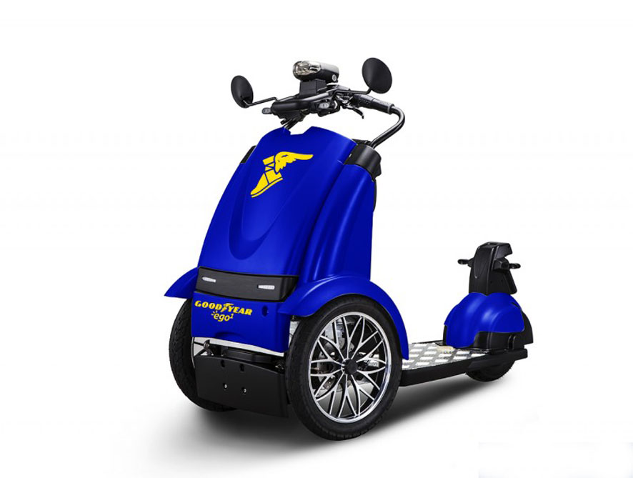 Goodyear eGo scooter elétrico de três rodas