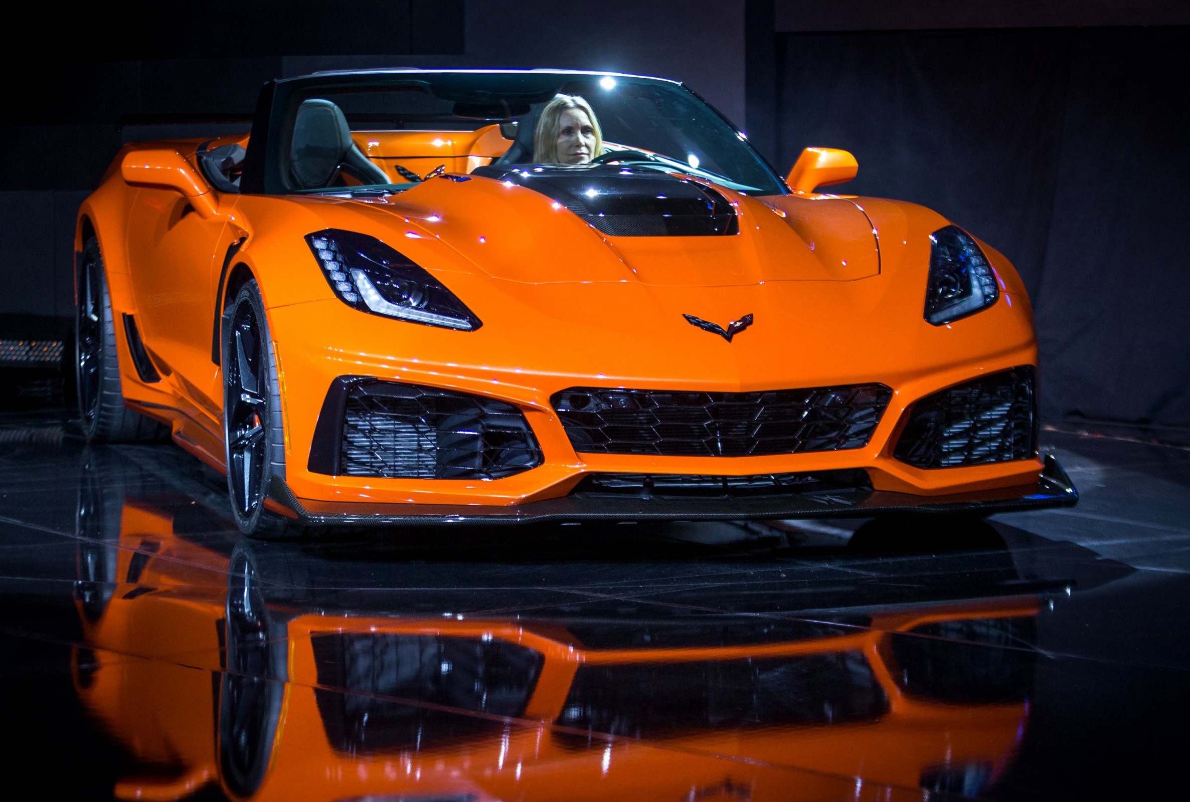 chevrolet corvette zr1 conversível salão de los angeles 2017