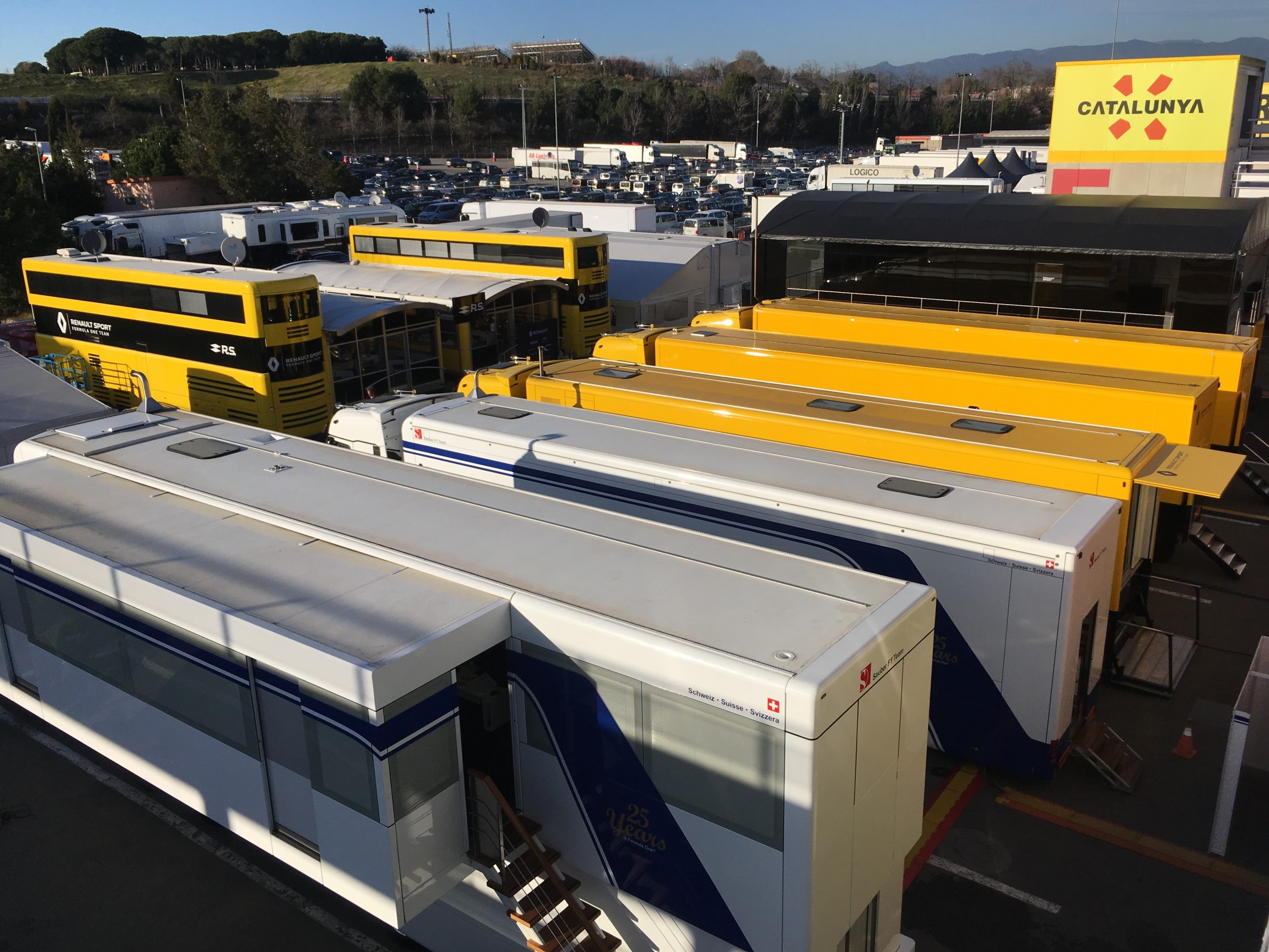 Motorhomes da Fórmula 1