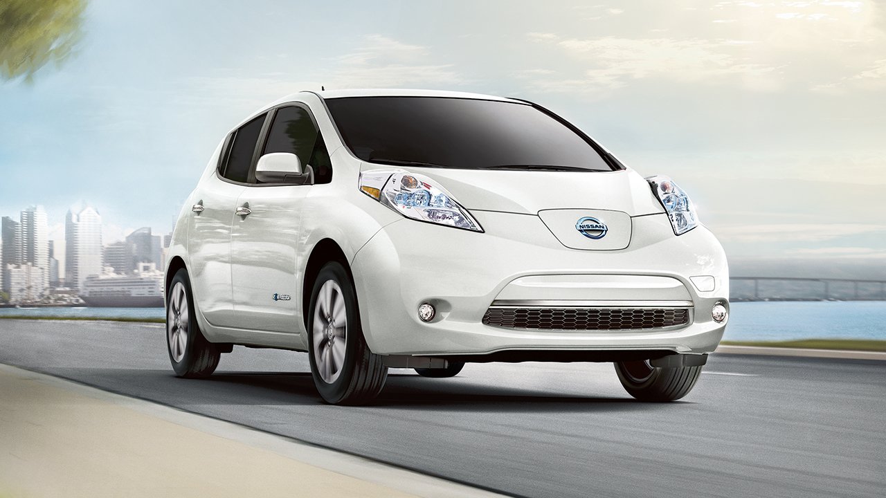nissan leaf 2017 frente