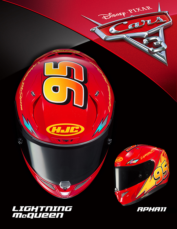 HJC lança capacetes do filme “Carros”