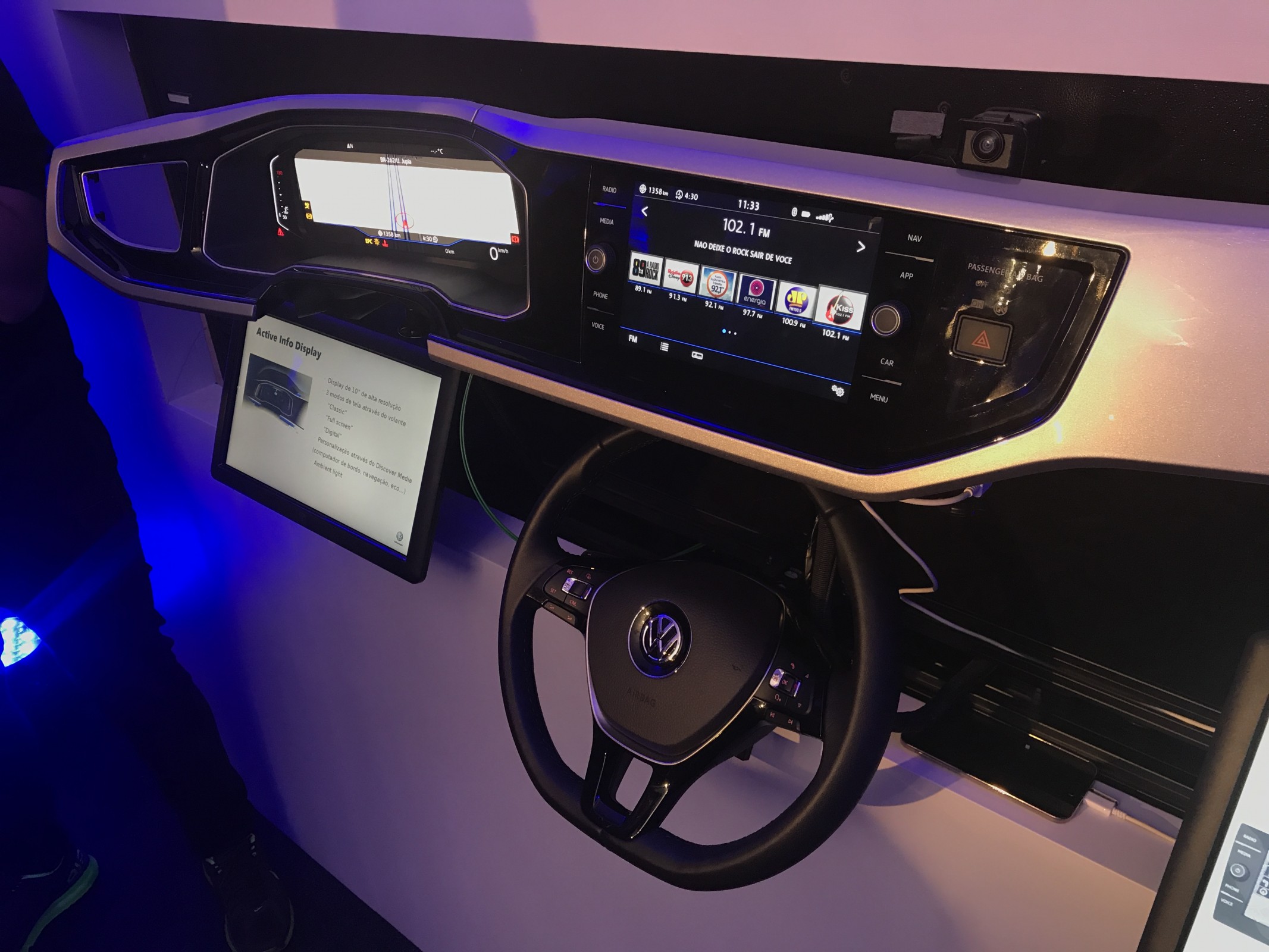 Painel digital do Polo