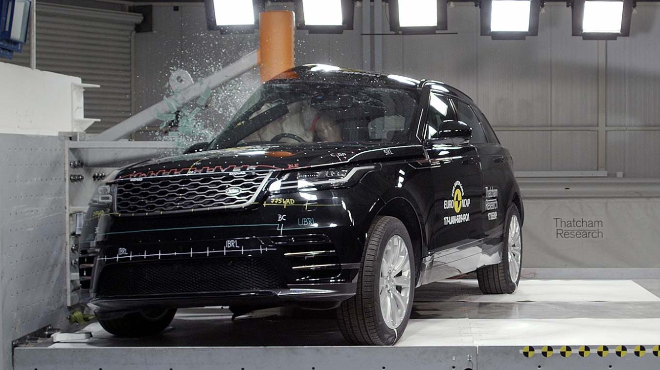 Range Rover Velar teste impacto colisao Euro NCAP