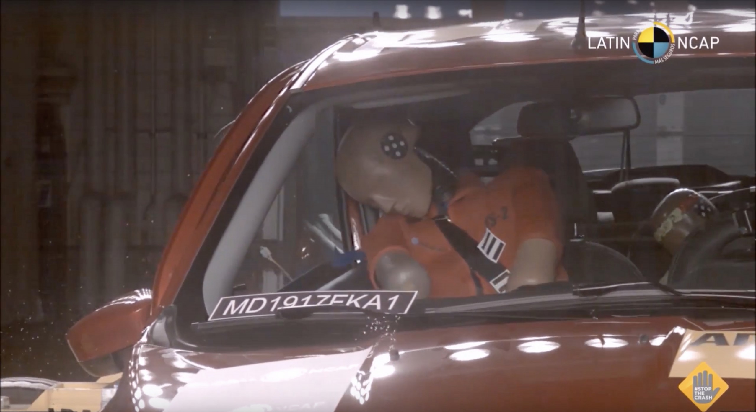 Latin NCAP teste impacto Ford Ka outubro 2017