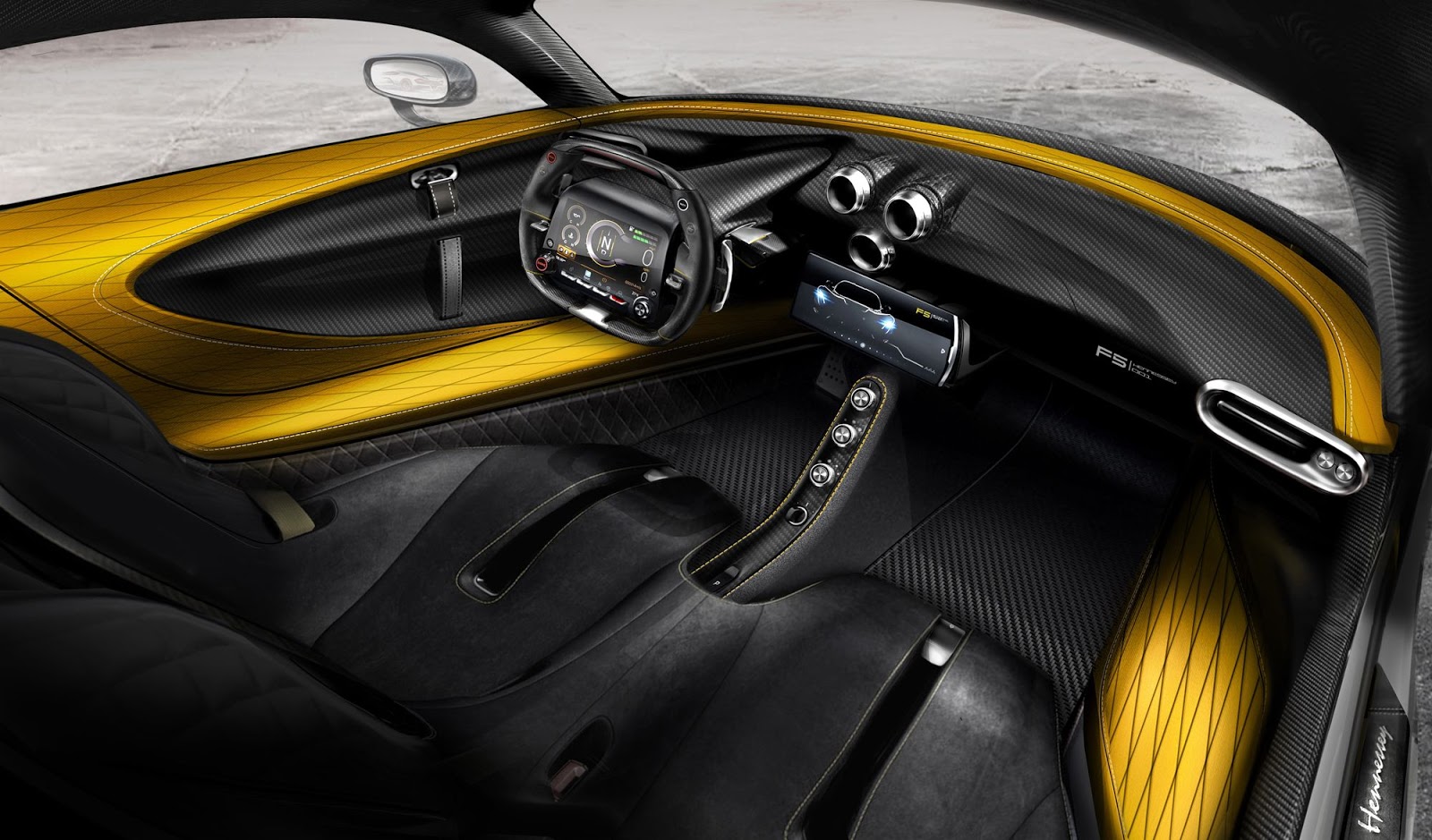 Interior Hennessey Venom F5