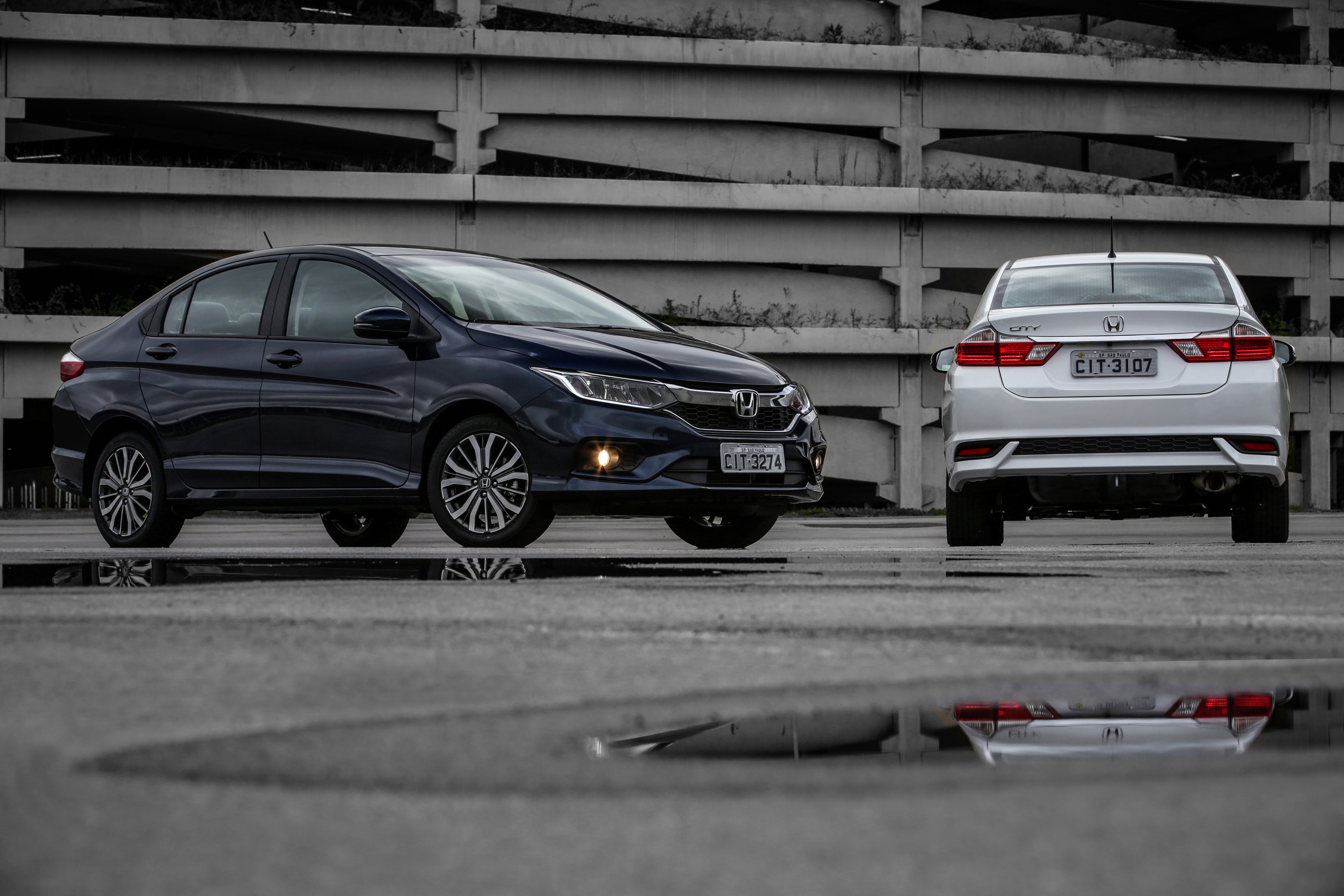  Principais modificações do City 2018 estão na dianteira, com nova grade e para-choque, e faróis redesenhados. 