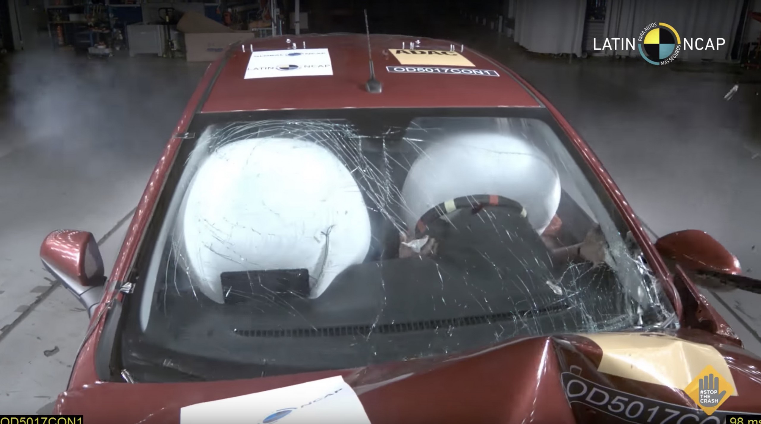Chevrolet Onix teste de impacto crash-test Latin NCAP janeiro 2018