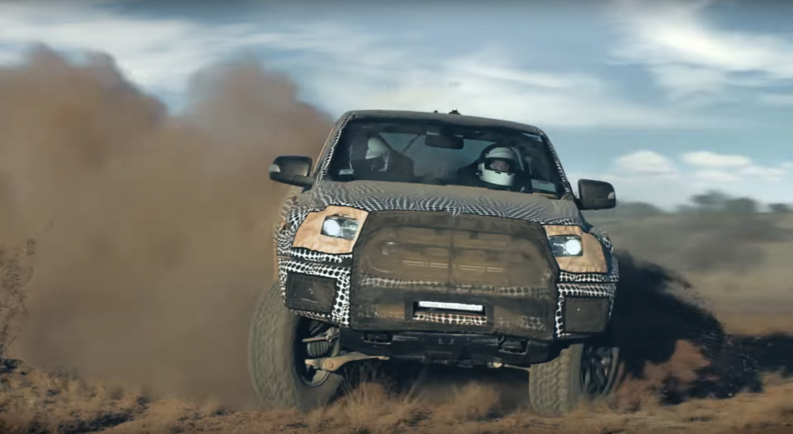 Teaser Ford Ranger Raptor