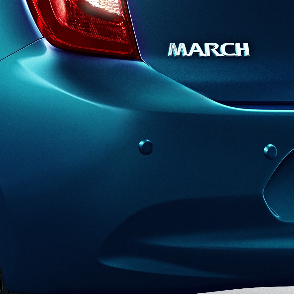 nissan acessorios sensor estacionamento traseiro march