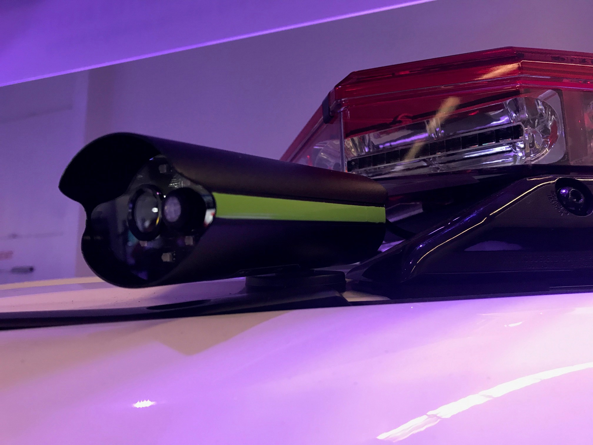 Carro de polícia do futuro 