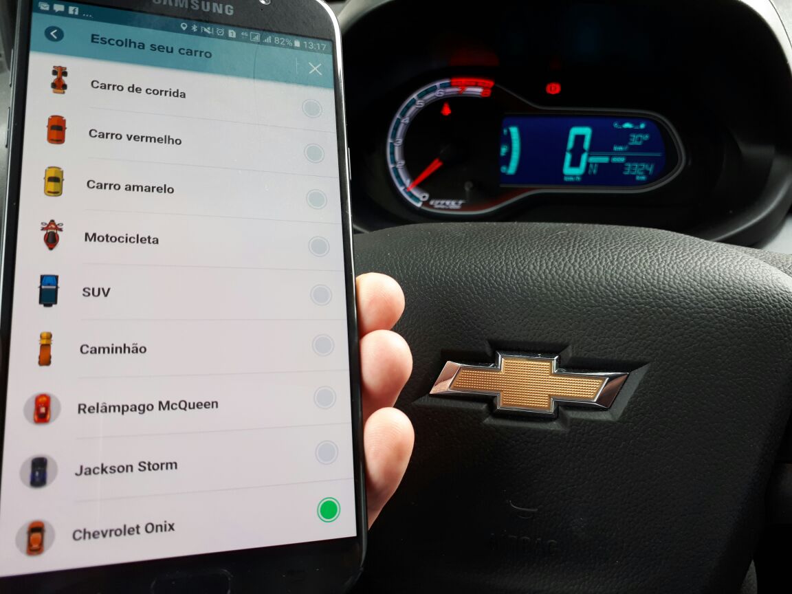 Chevrolet Onix Android Auto Waze avatar 1