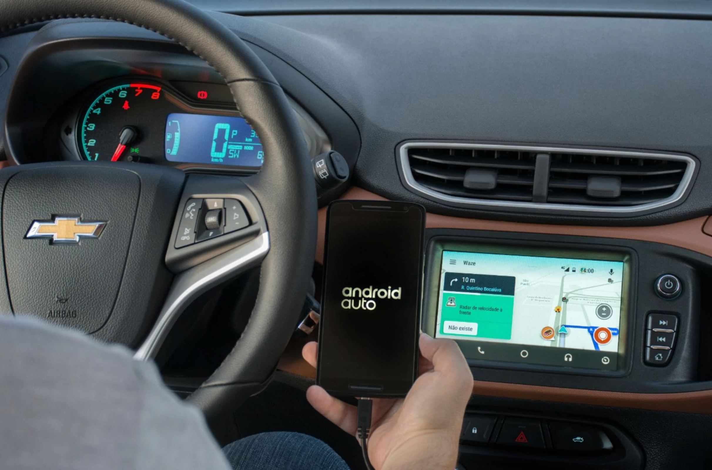 Chevrolet Onix Waze Android Auto MyLink