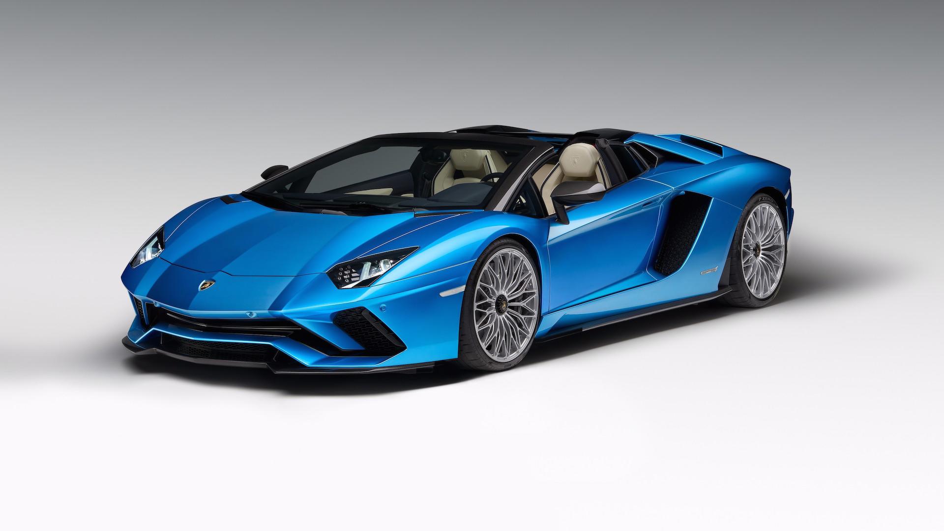 lamborghini aventador s roadster 2018 frankfurt