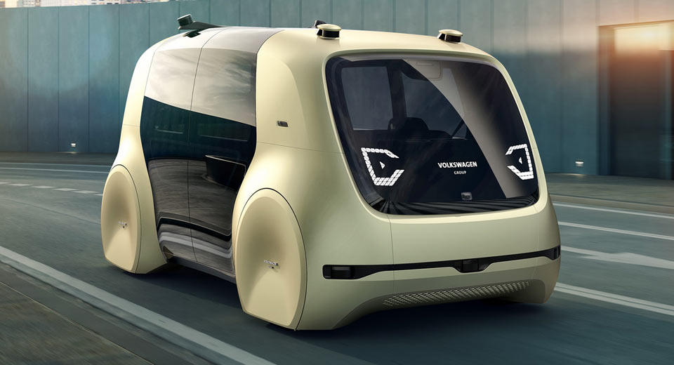 Volkswagen conceito autonomo compartilhado Frankfurt