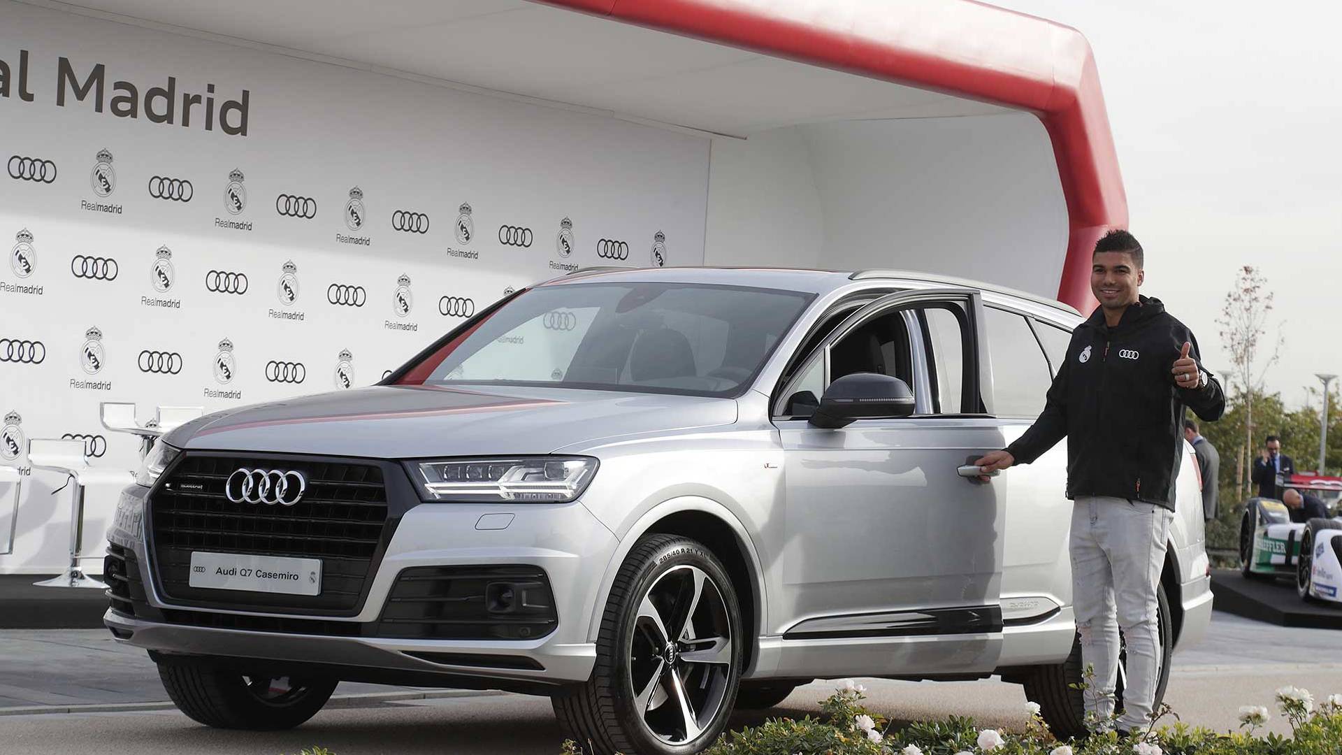 audi entrega veículos jogadores Real Madrid patrocinadora