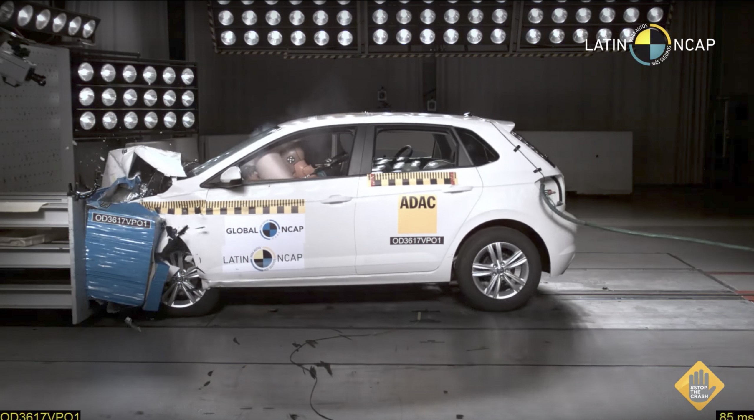 Latin NCAP crash test teste impacto Volkswagen Polo 26 set 2018