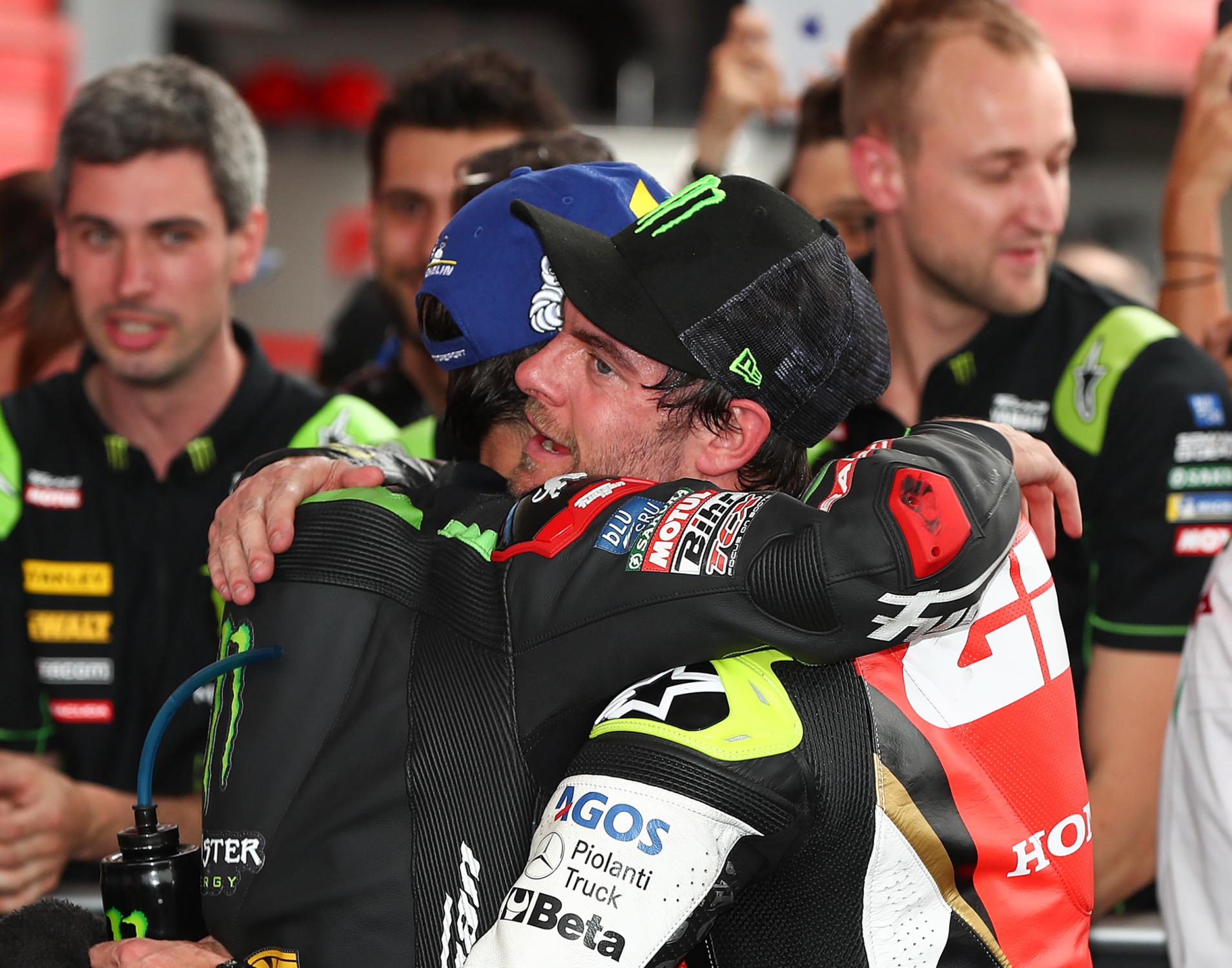  Zarco e Crutchlow comemoram vitória no GP da Argentina