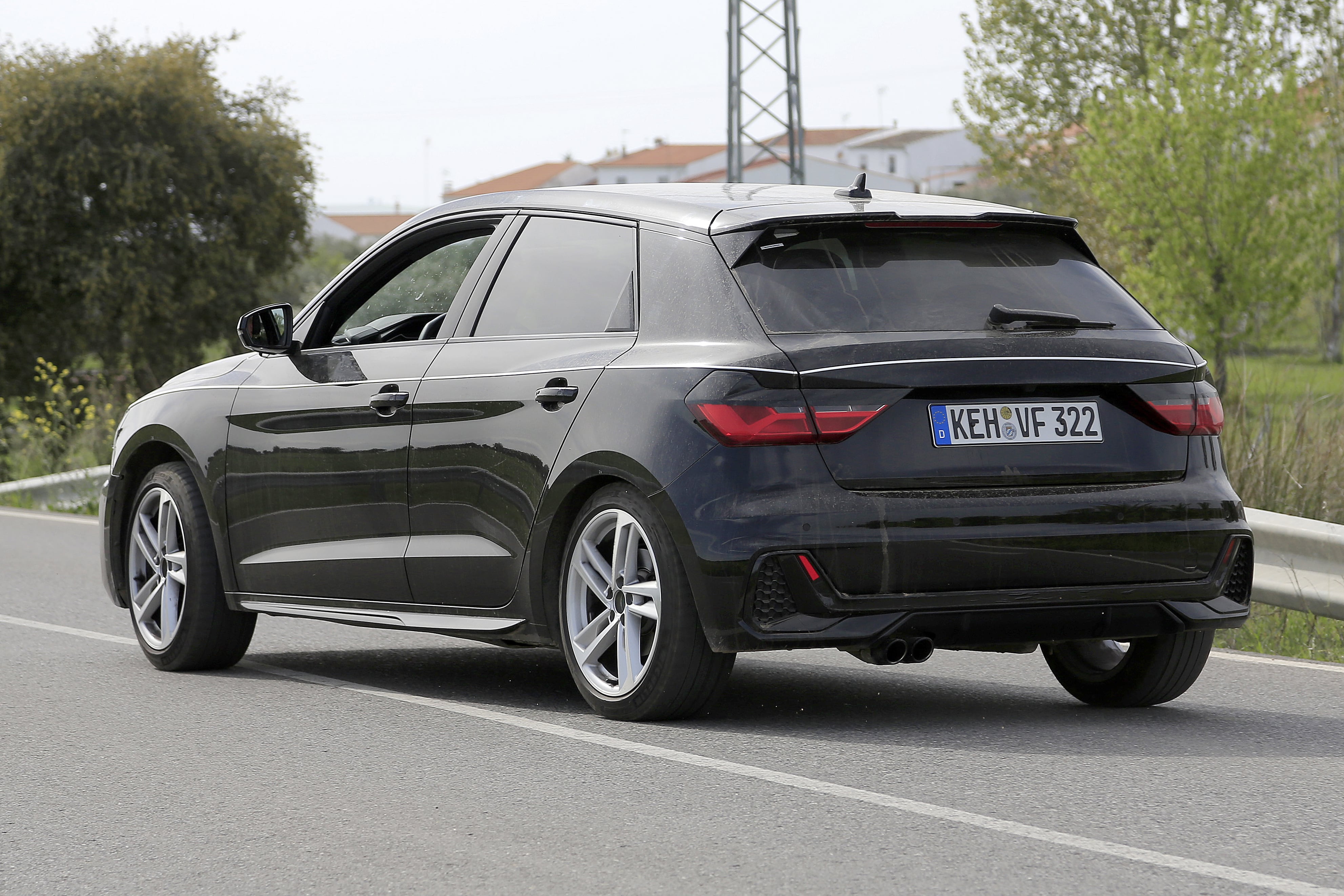 Flagra do novo Audi A1