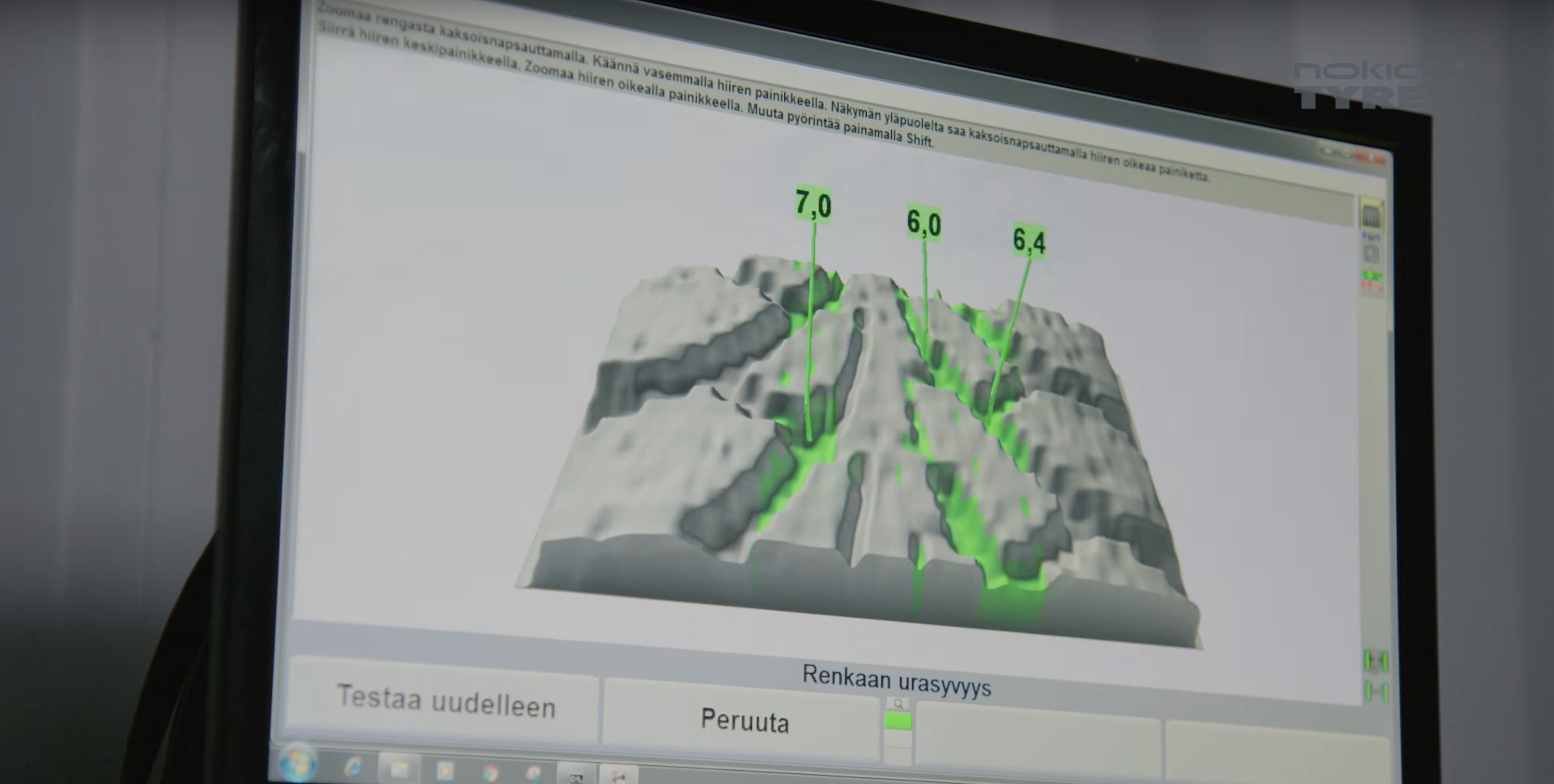 SnapSkan Nokian Tyres detector de pneu gasto TWI