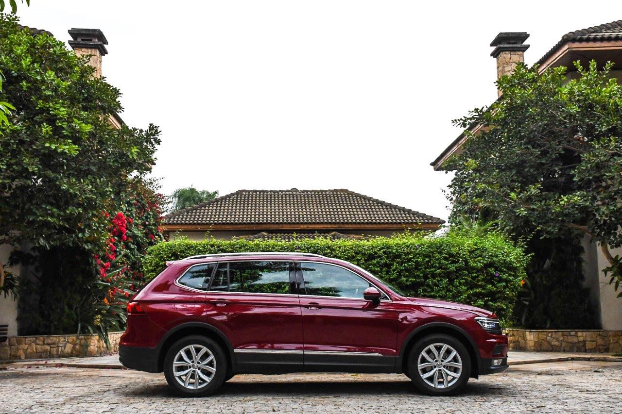  Novo Volkswagen Tiguan Allspace tem 4,70 metros de comprimento e 2,79 metros de distância entre os eixos