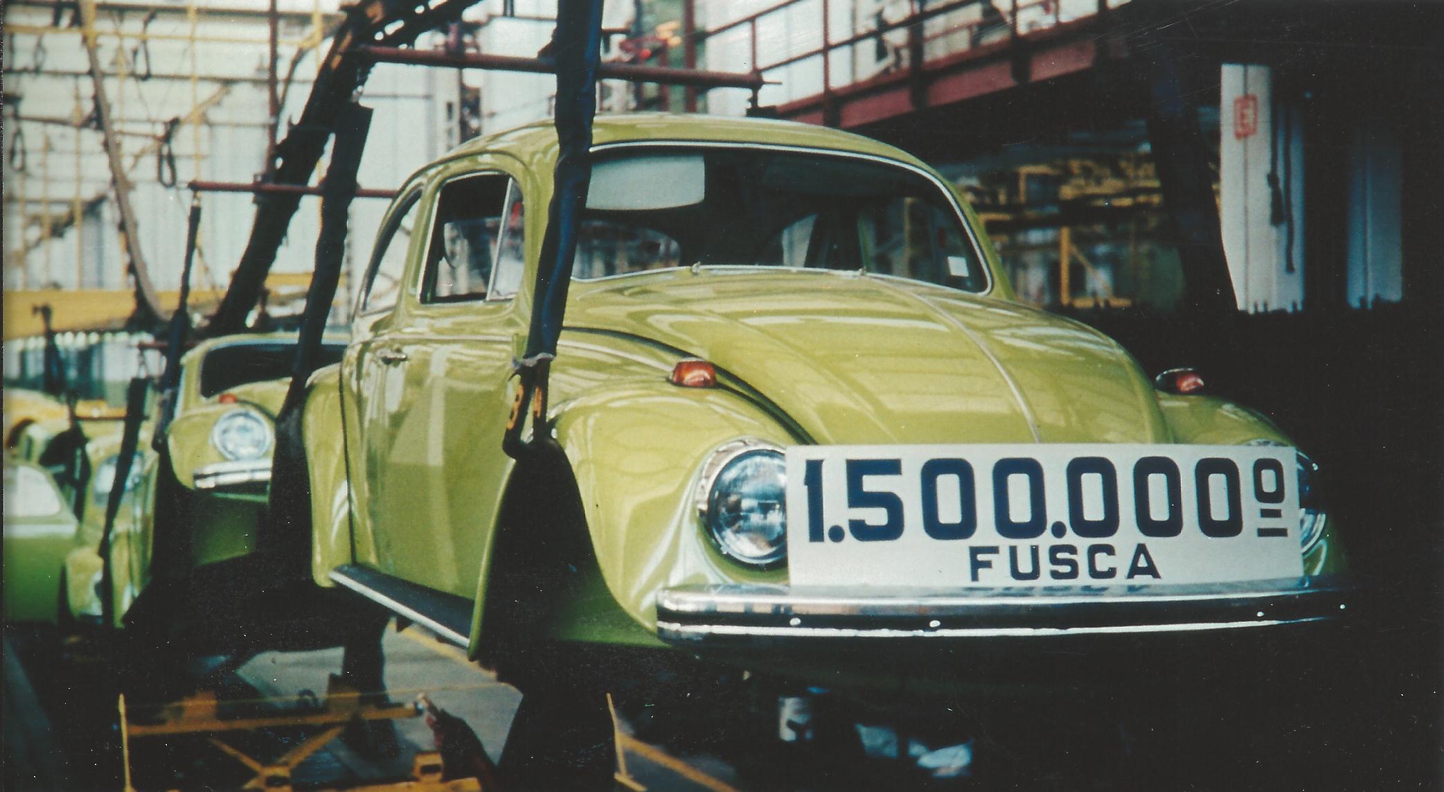 Volkswagen Fusca teve mais de 3 milhões de unidades fabricadas no Brasil