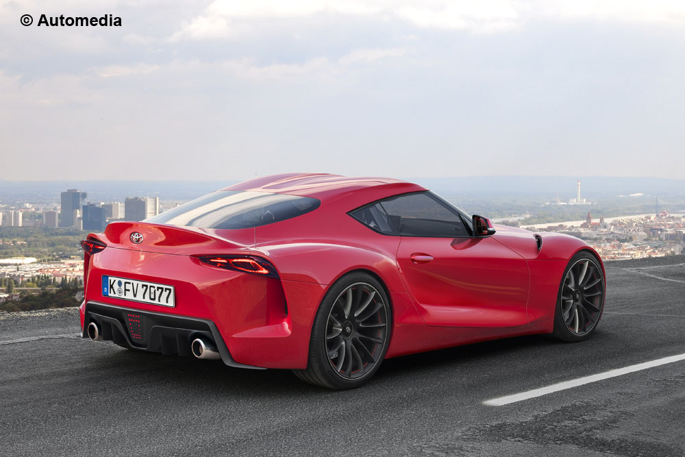Projeção do Toyota Supra