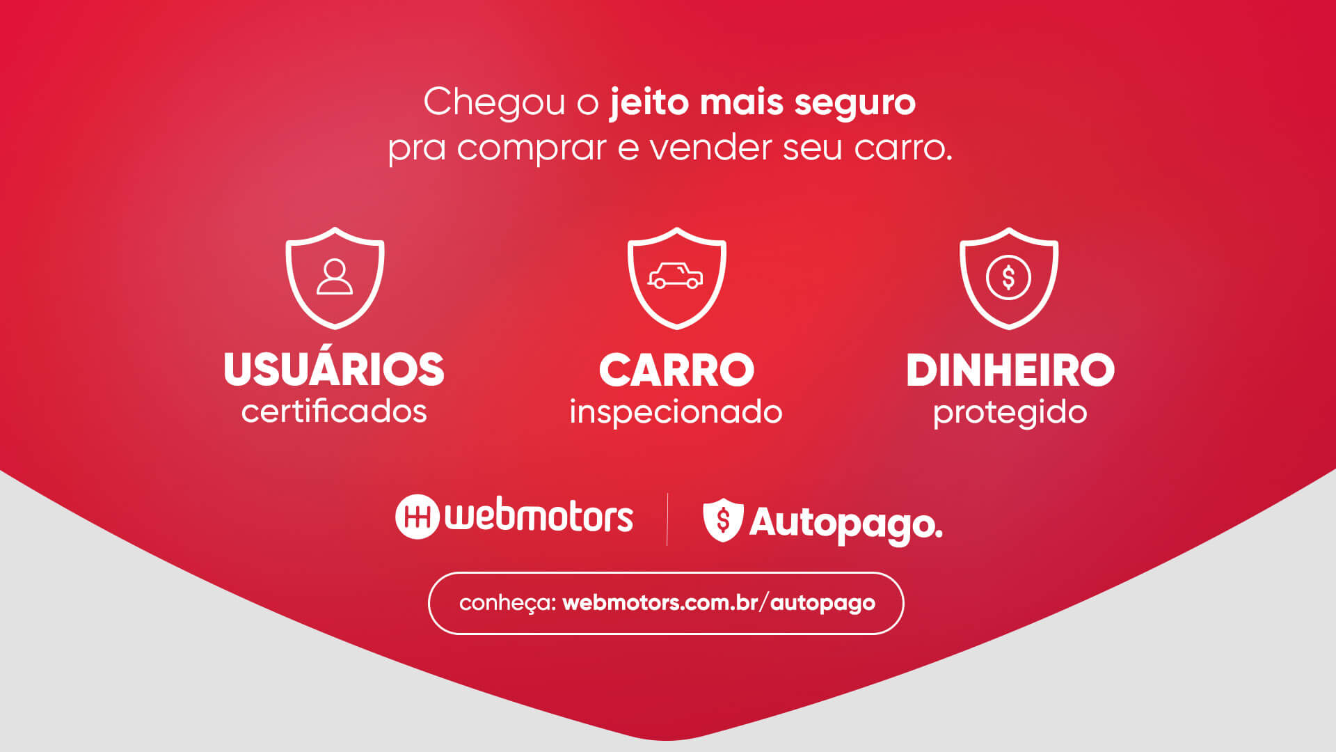  Autopago é um produto exclusivo Webmotors