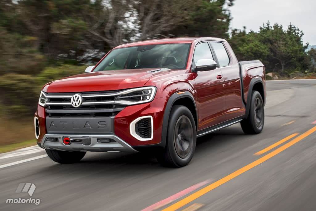  Volkswagen Atlas Tanoak Concept é maior que a Amarok