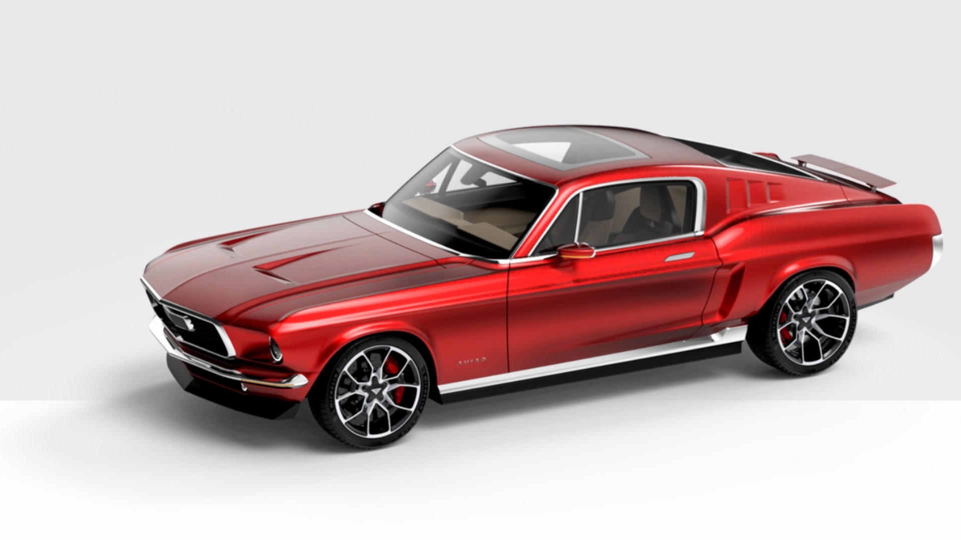 Aviar R67: um Mustang russo, elétrico e com 840 cv