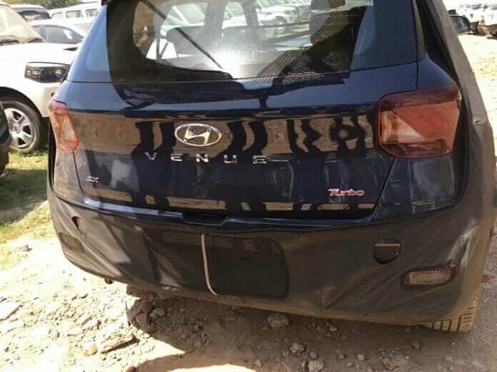 Hyundai Venue Rear Fascia Leaked Image A79a