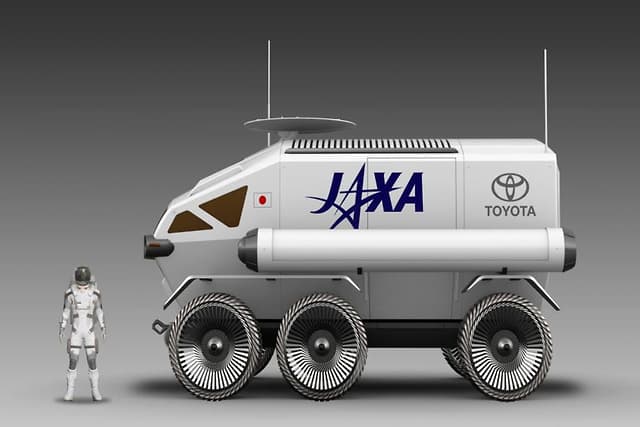 Rover lunar da Toyota terá paineis solares para gerar energia e motor movido a célula de hidrogênio (Foto: Divulgação)