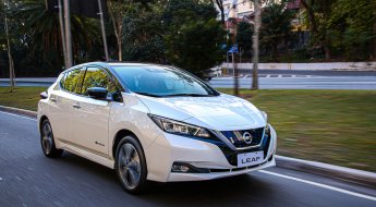 Nissan Leaf foi mostrado em 2018 e, lançado oficialmente no Brasil em 2019