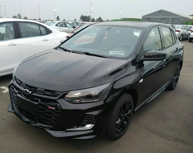 Onix RS dentro da fábrica