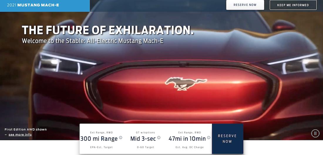 Mustang Mach E Frontal