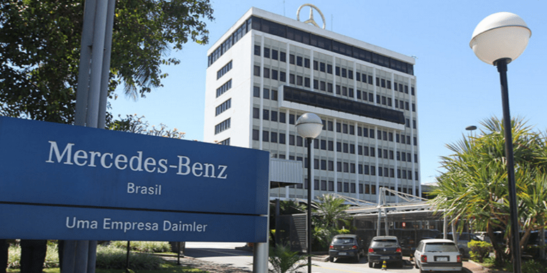 Fábrica da Mercedes-Benz em São Bernardo do Campo (SP)
